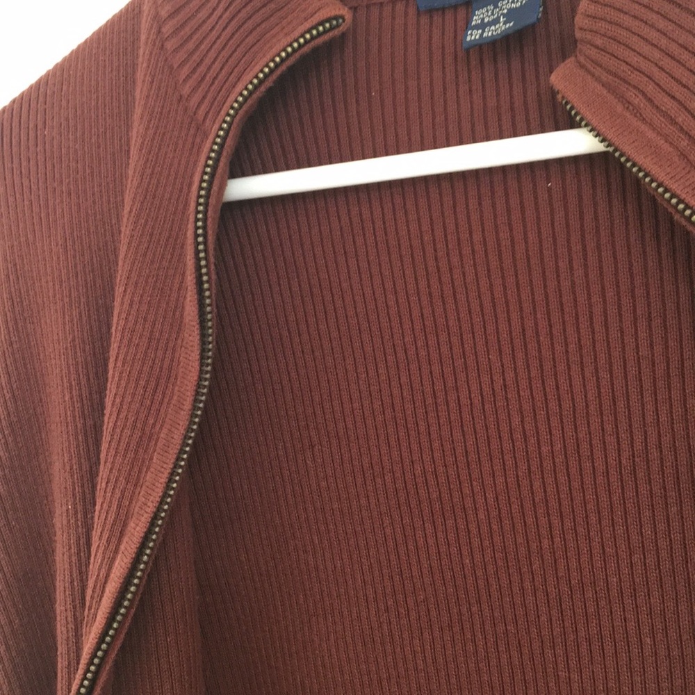 Boston Proper Zip Up Sweatshirt - Picture 5 of 9